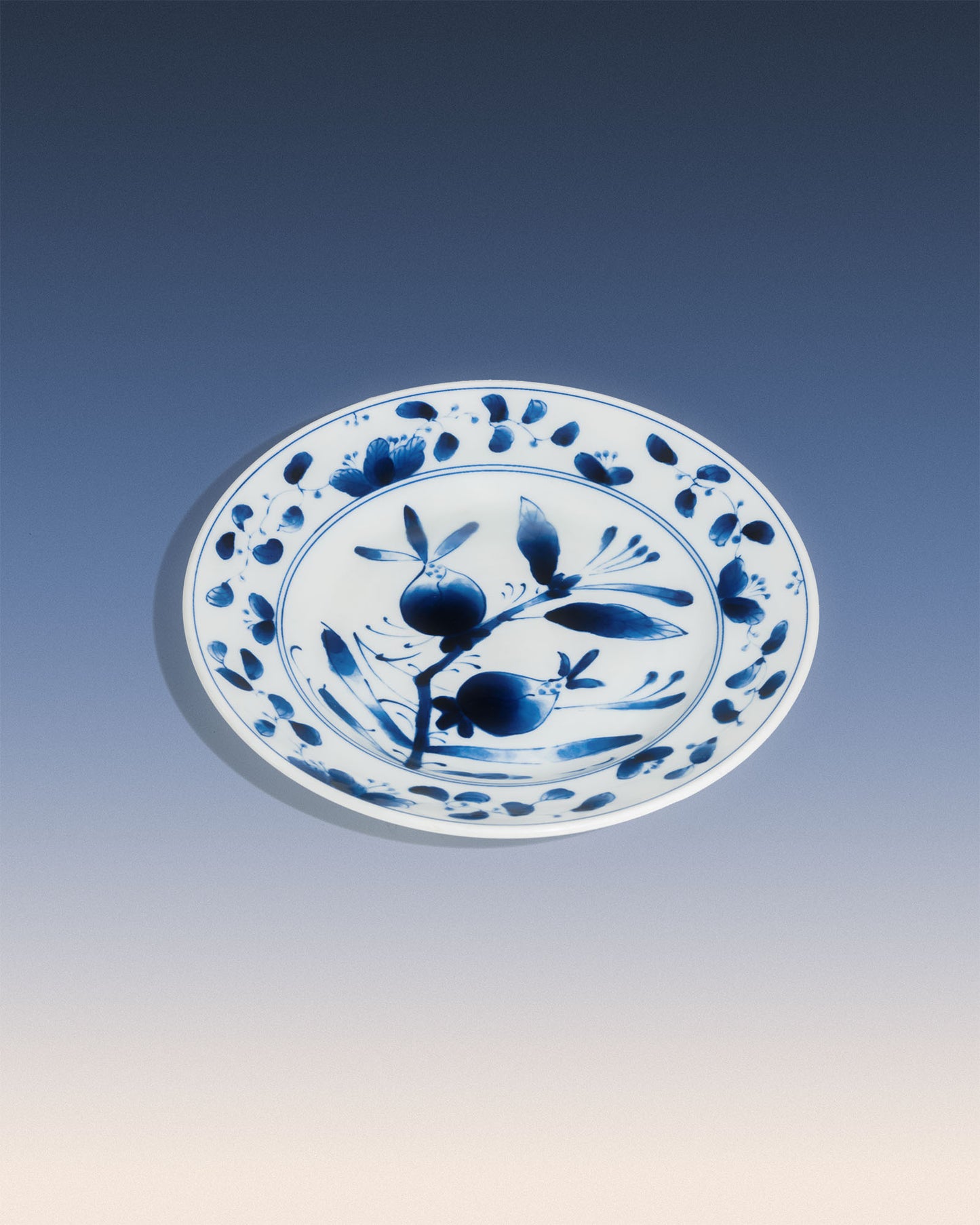 Japanese Ink Wash Style Serving Plate
