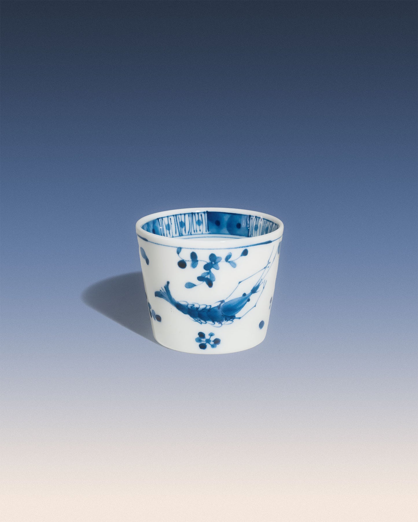 Blue & White Porcelain Cup