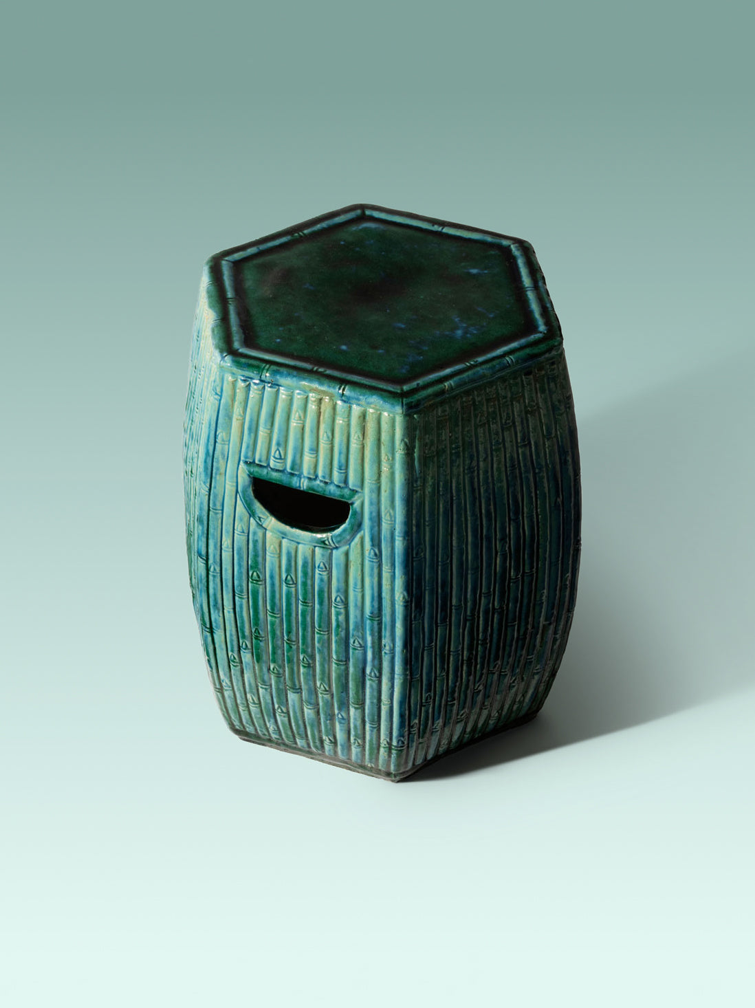 Bamboo Ceramic Stool